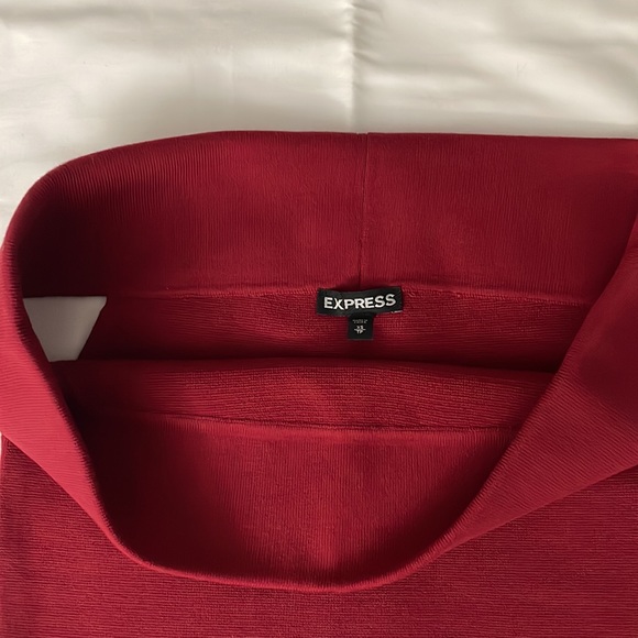 Express crop top dark red XS - Picture 6 of 6